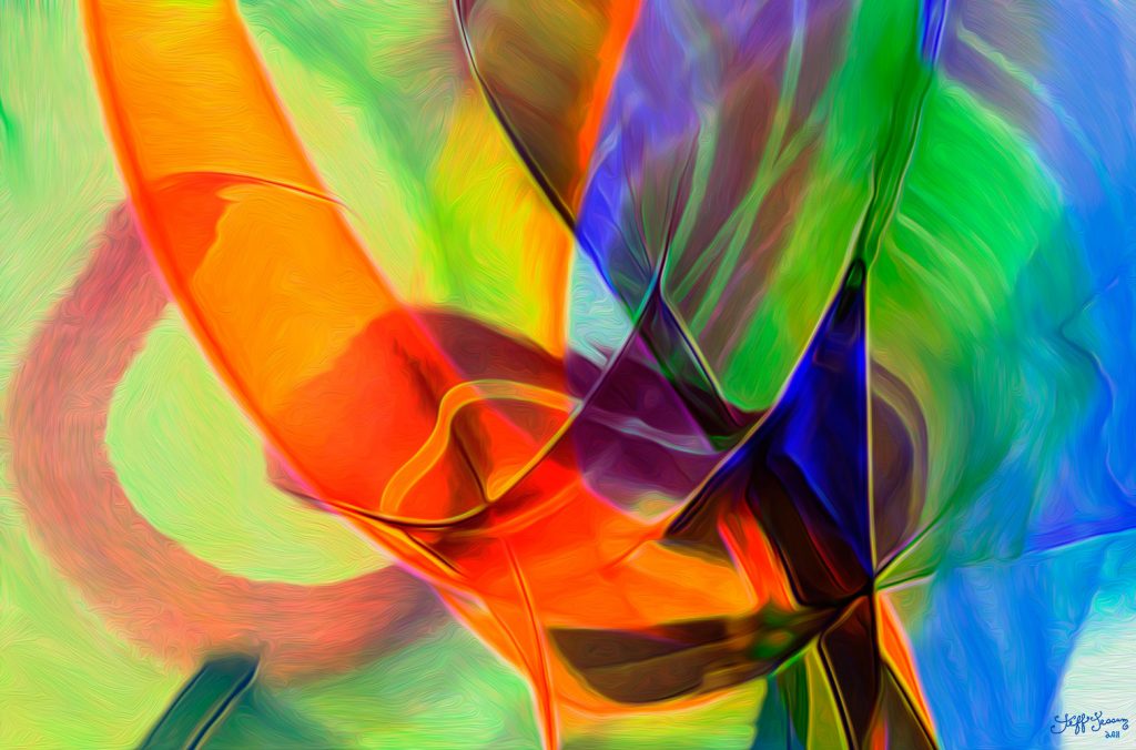 Sunshine reflecting through a clear mind